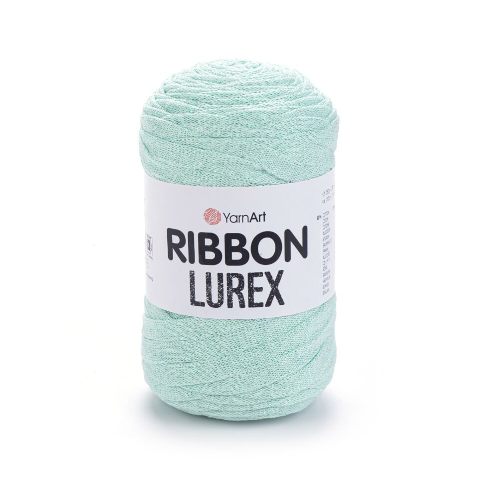 YARNART RIBBON LUREX - SİMLİ, AKSESUAR EL ÖRGÜ İPİ AÇIK TURKUAZ - 738