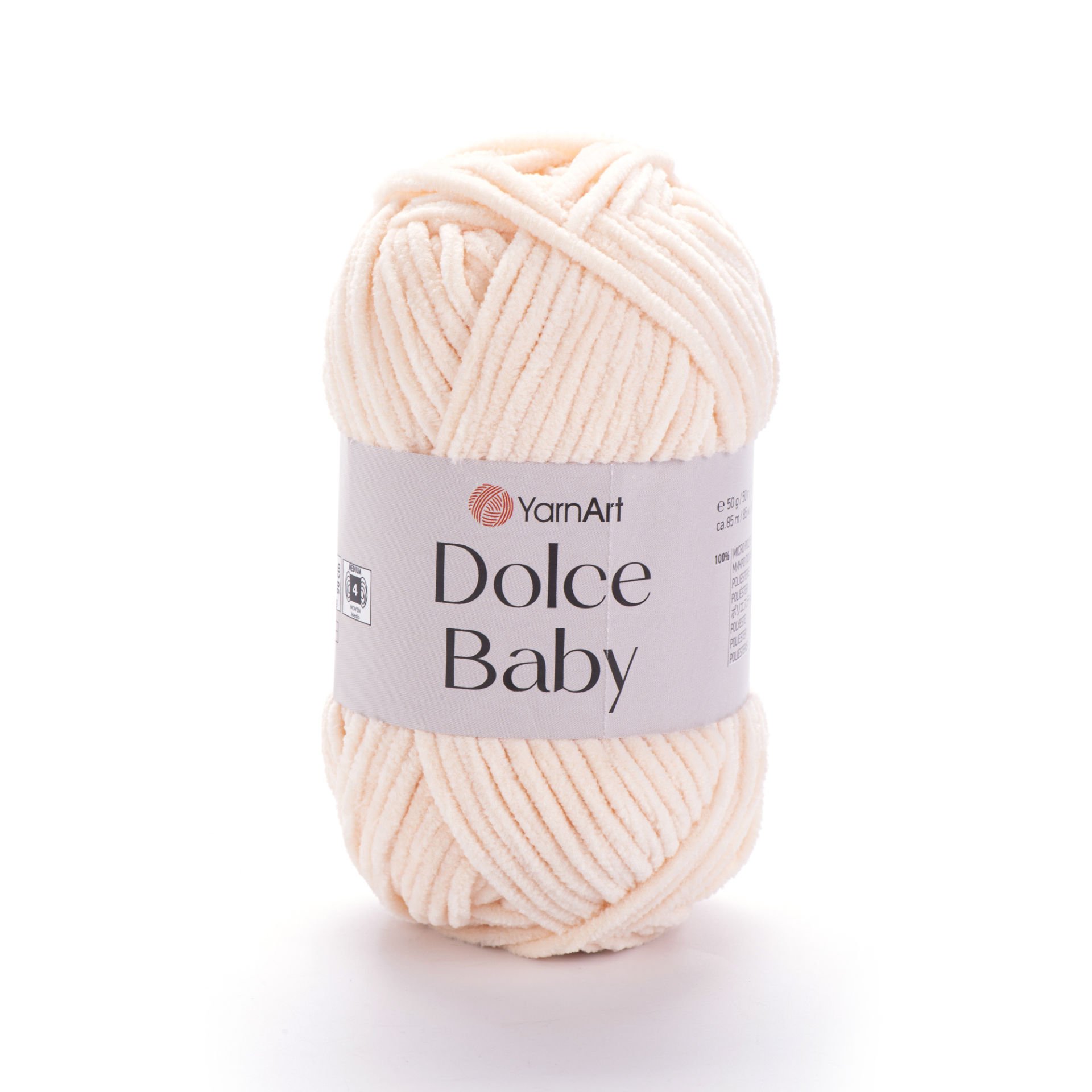 YARNART DOLCE BABY - KADİFE, BEBEK EL ÖRGÜ İPİ AÇIK YAVRUAĞZI - 779