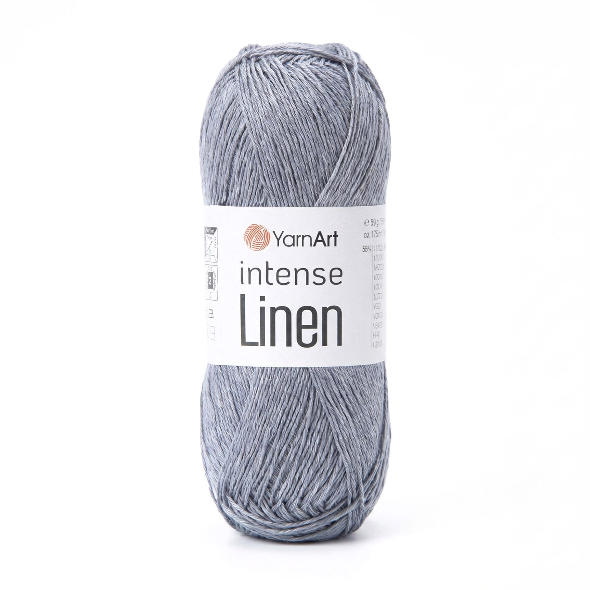 YARNART INTENSE LINEN - ÖRGÜ İPİ GRİ - 4132