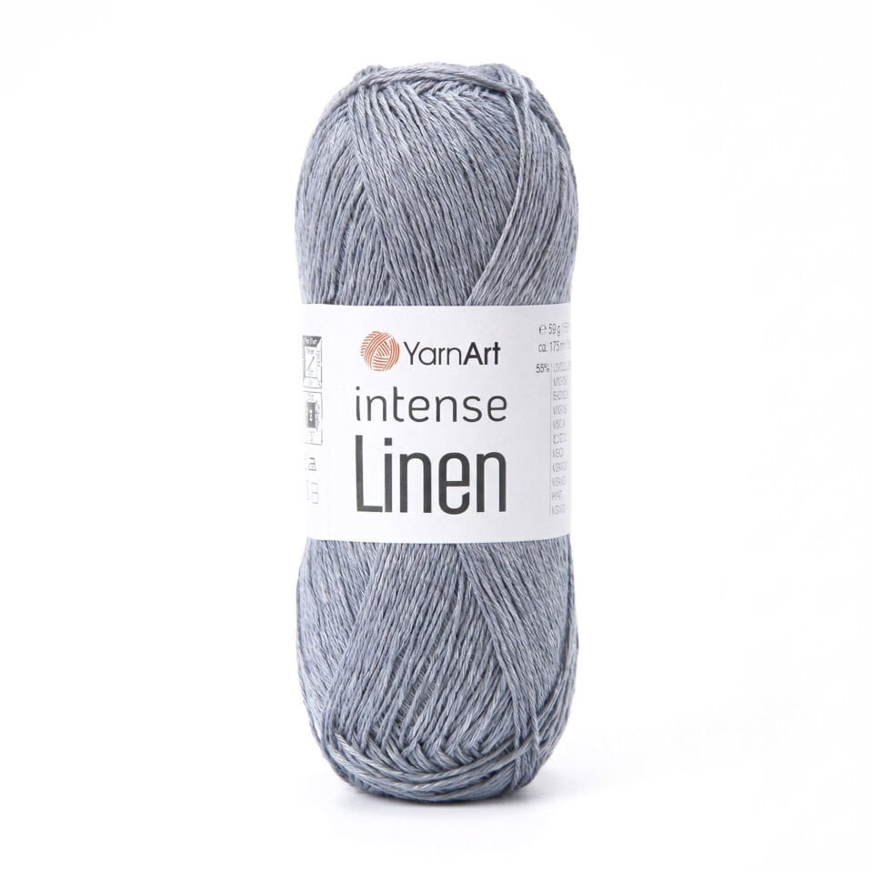 YARNART INTENSE LINEN - ÖRGÜ İPİ GRİ - 4132
