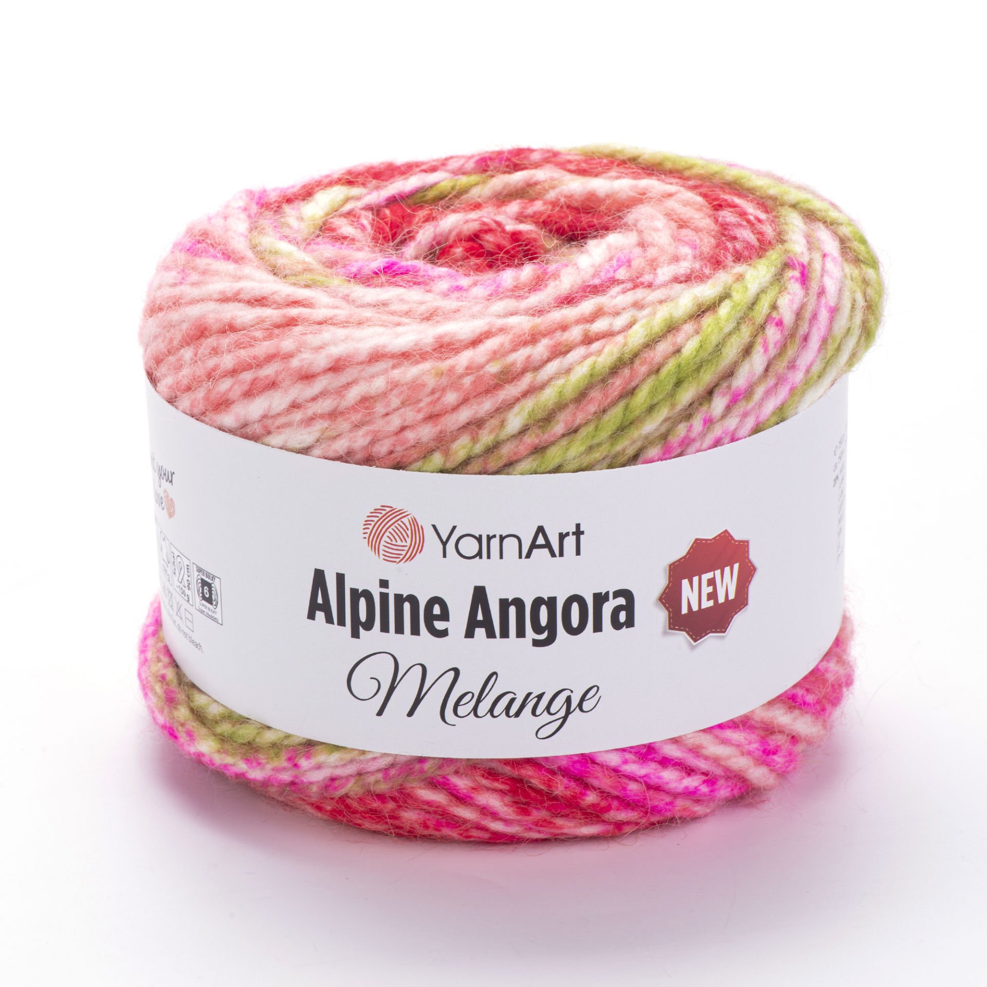 YARNART ALPINE ANGORA MELANGE NEW - EL ÖRGÜ İPİ EBRULİ - 6417