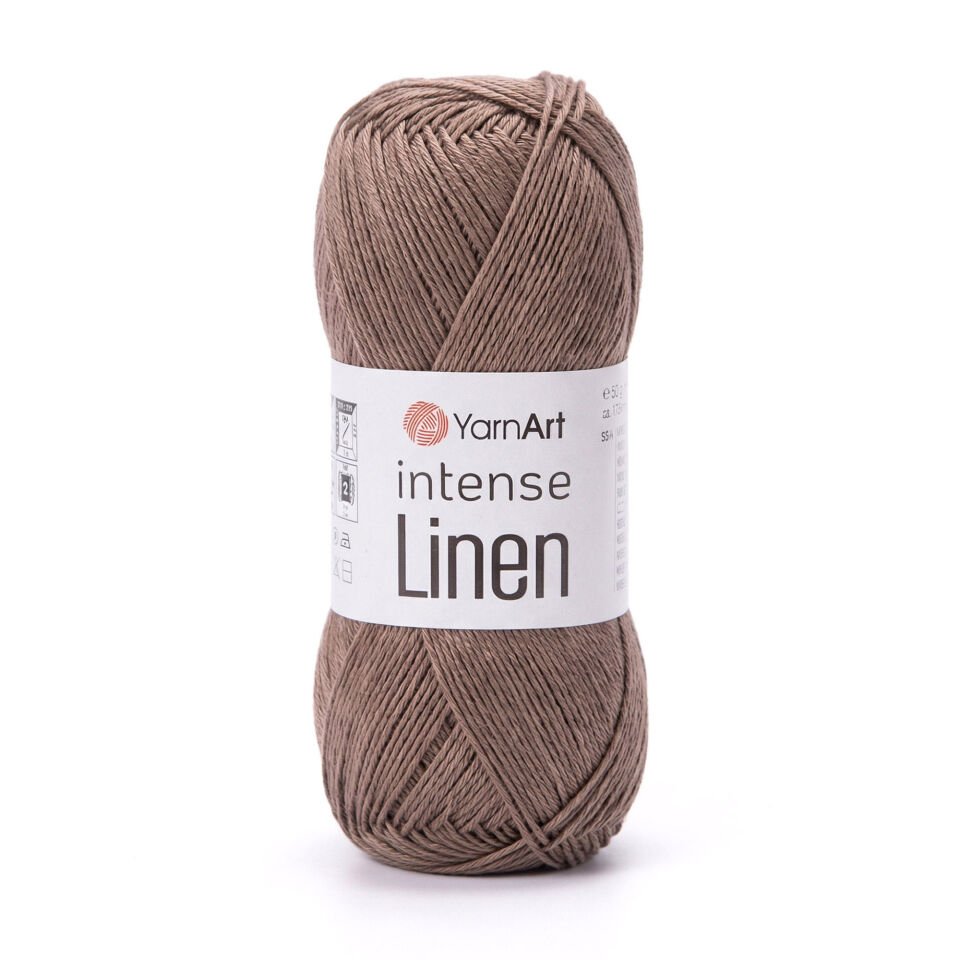 YARNART INTENSE LINEN - ÖRGÜ İPİ KAHVERENGİ - 4118