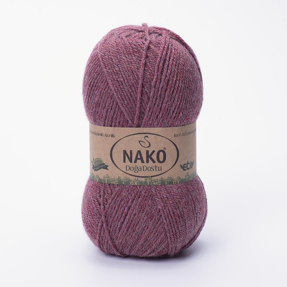 NAKO DOĞA DOSTU - EL ÖRGÜ İPİ BORDO - 40018