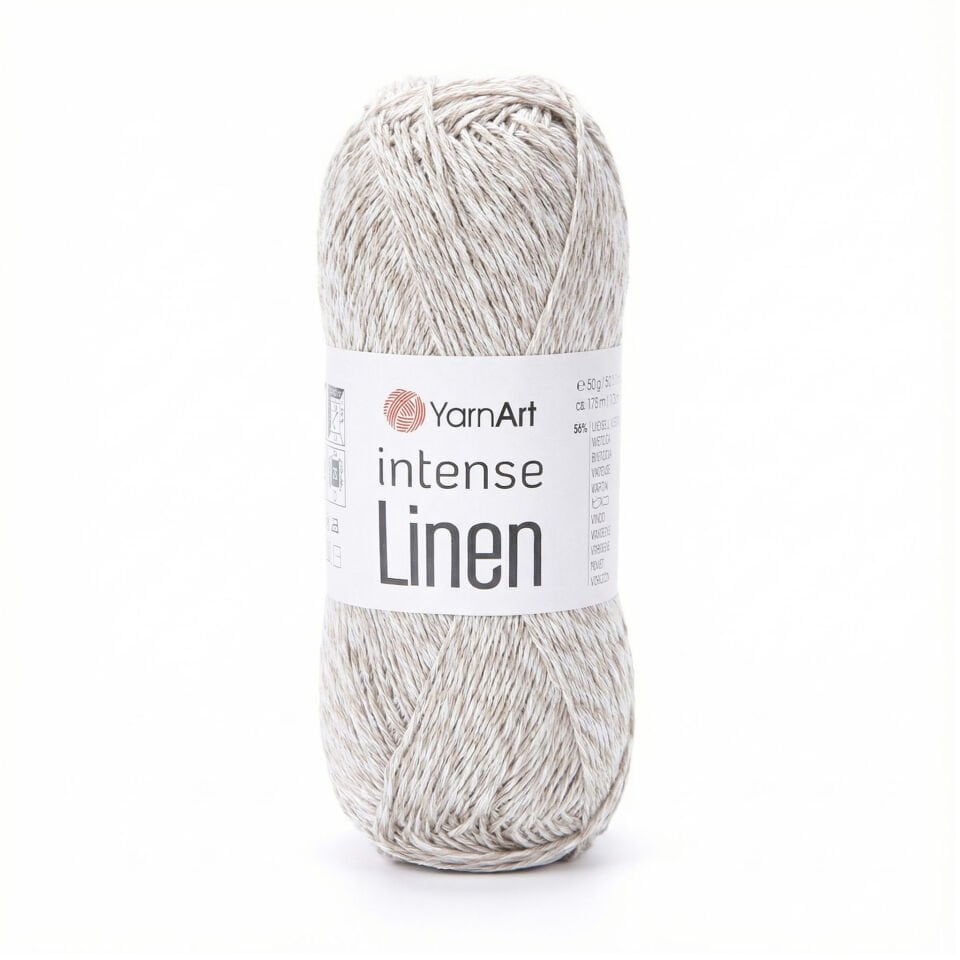 YARNART INTENSE LINEN - ÖRGÜ İPİ KIRIK BEYAZ - 4100