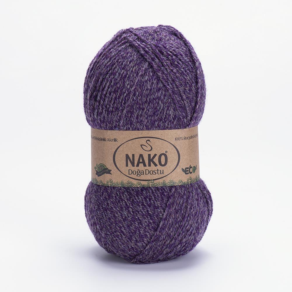 NAKO DOĞA DOSTU - EL ÖRGÜ İPİ MOR - 40034