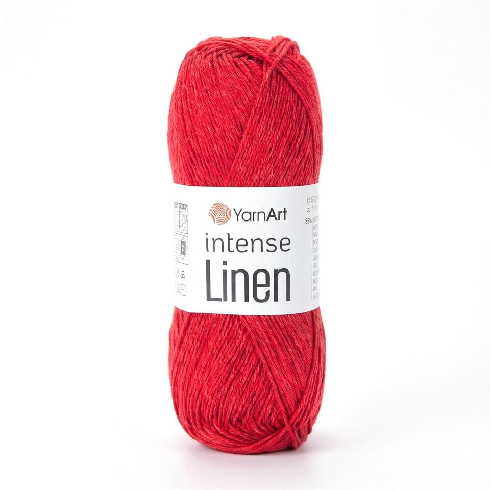 YARNART INTENSE LINEN - ÖRGÜ İPİ KIRMIZI - 4114