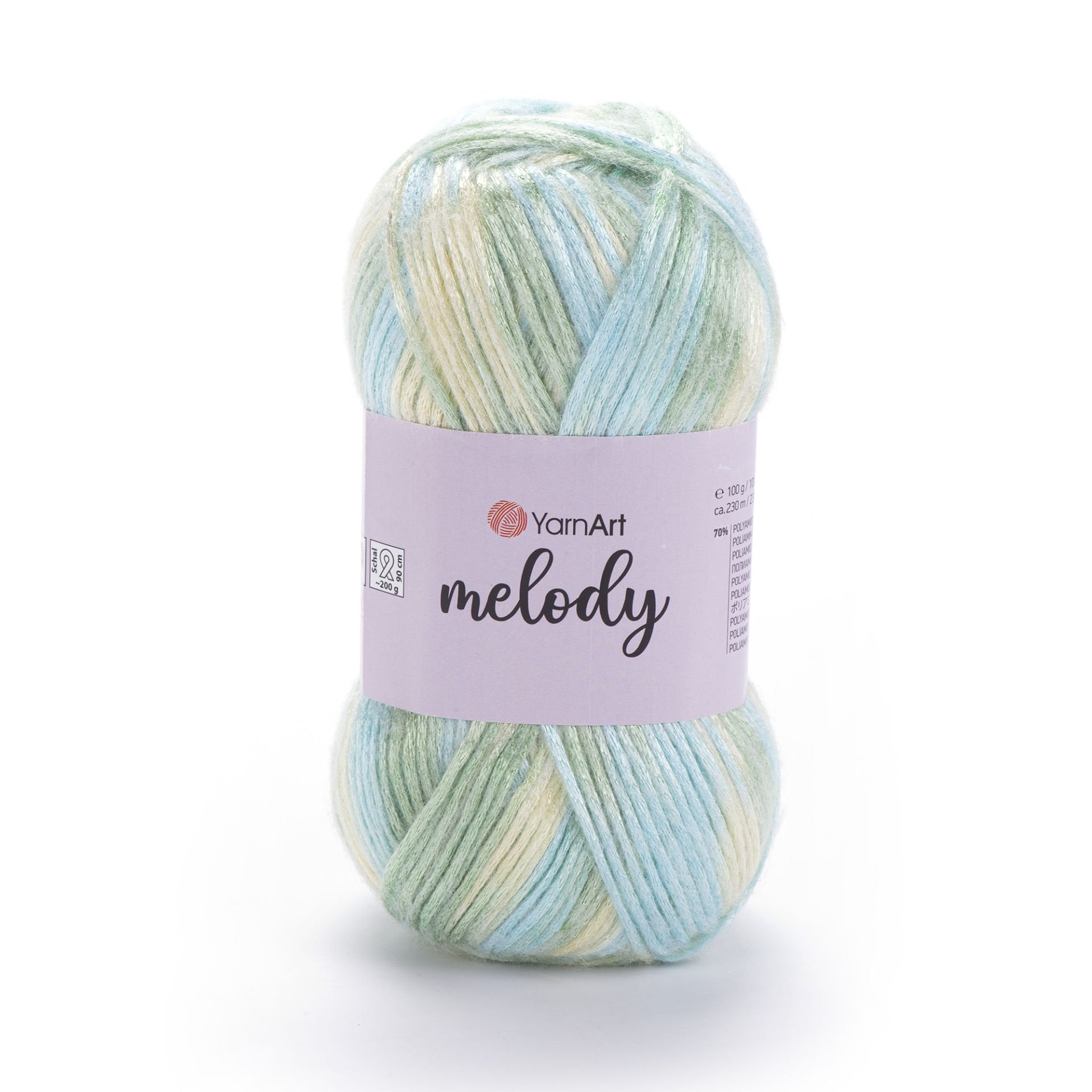 YARNART MELODY - EBRULİ, PARLAK EL ÖRGÜ İPİ EBRULİ - 909