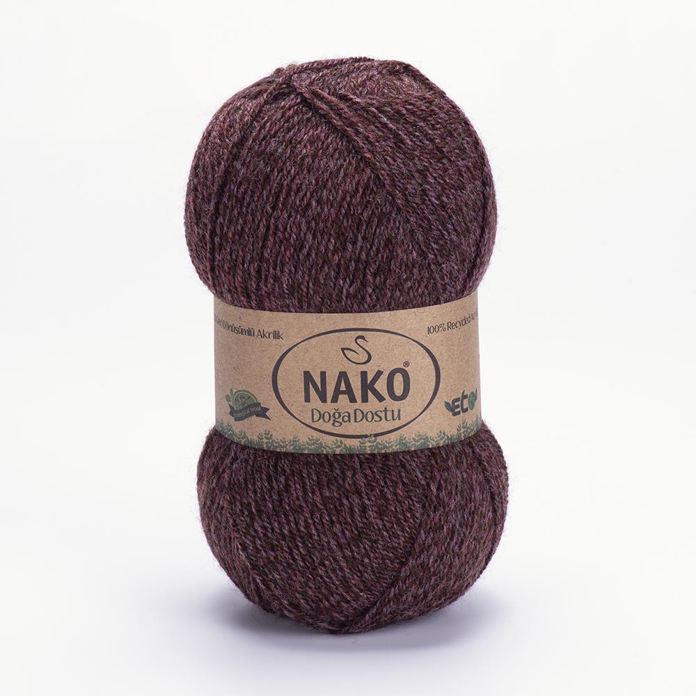NAKO DOĞA DOSTU - EL ÖRGÜ İPİ KAHVERENGİ - 40036