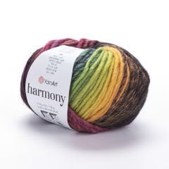YARNART HARMONY - EBRULİ EL ÖRGÜ İPİ EBRULİ - A7