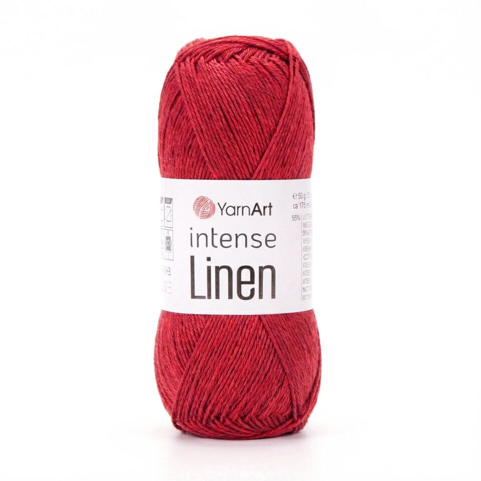 YARNART INTENSE LINEN - ÖRGÜ İPİ KIRMIZI - 4115