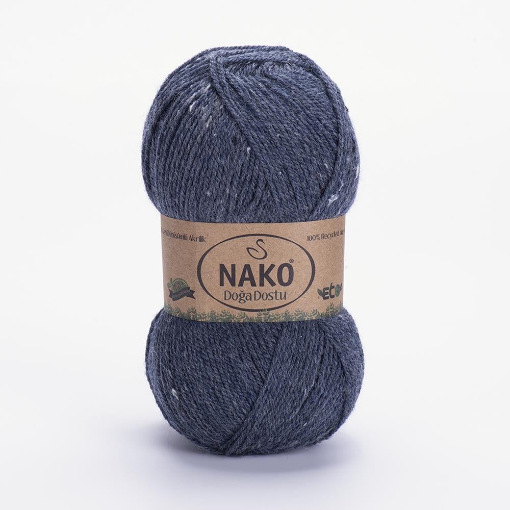 NAKO DOĞA DOSTU - EL ÖRGÜ İPİ KOT MAVİSİ - 40055