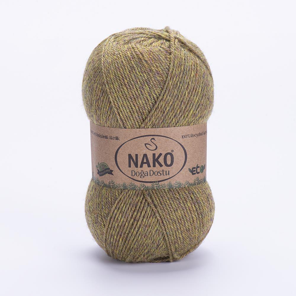 NAKO DOĞA DOSTU - EL ÖRGÜ İPİ YEŞİL - 40058