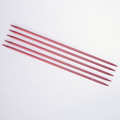 YARNART KLASİK ÇORAP ŞİŞİ - 20CM 3,5 MM - KIRMIZI