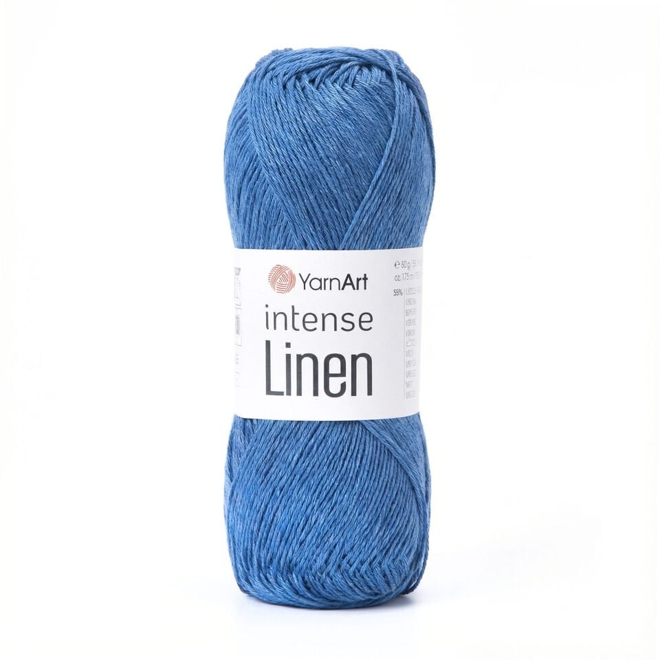 YARNART INTENSE LINEN - ÖRGÜ İPİ MAVİ - 4128