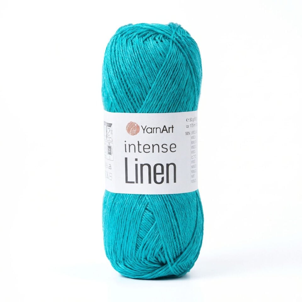 YARNART INTENSE LINEN - ÖRGÜ İPİ MAVİ - 4129