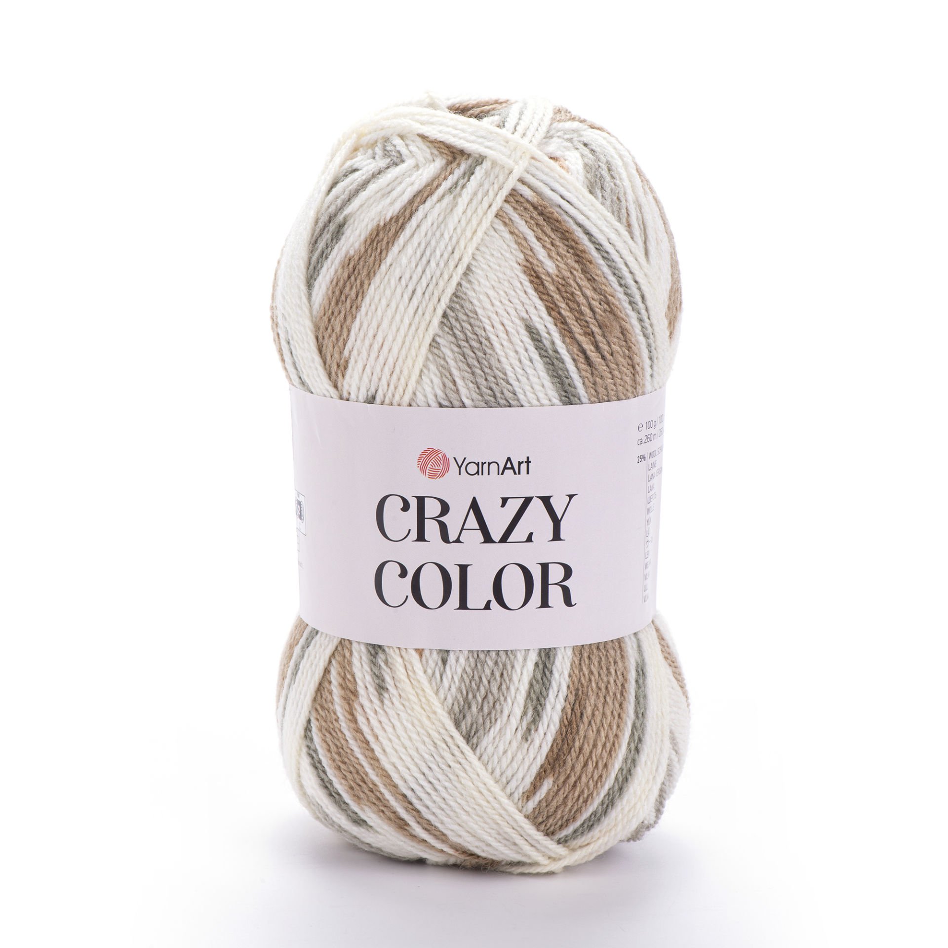 YARNART CRAZY COLOR - EBRULİ EL ÖRGÜ İPİ EBRULİ - 145