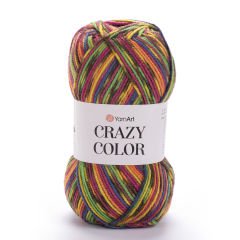 YARNART CRAZY COLOR - EBRULİ EL ÖRGÜ İPİ EBRULİ - 148