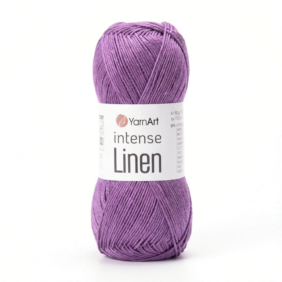YARNART INTENSE LINEN - ÖRGÜ İPİ MOR - 4112