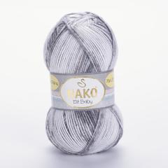 NAKO ELİT BABY MİNİ BATİK - EBRULİ BEBEK EL ÖRGÜ İPİ EBRULİ - 32461