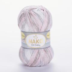 NAKO ELİT BABY MİNİ BATİK - EBRULİ BEBEK EL ÖRGÜ İPİ EBRULİ - 32463