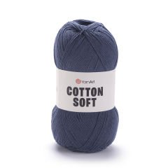 YARNART COTTON SOFT - EL ÖRGÜ İPİ KOYU GRİ - 45