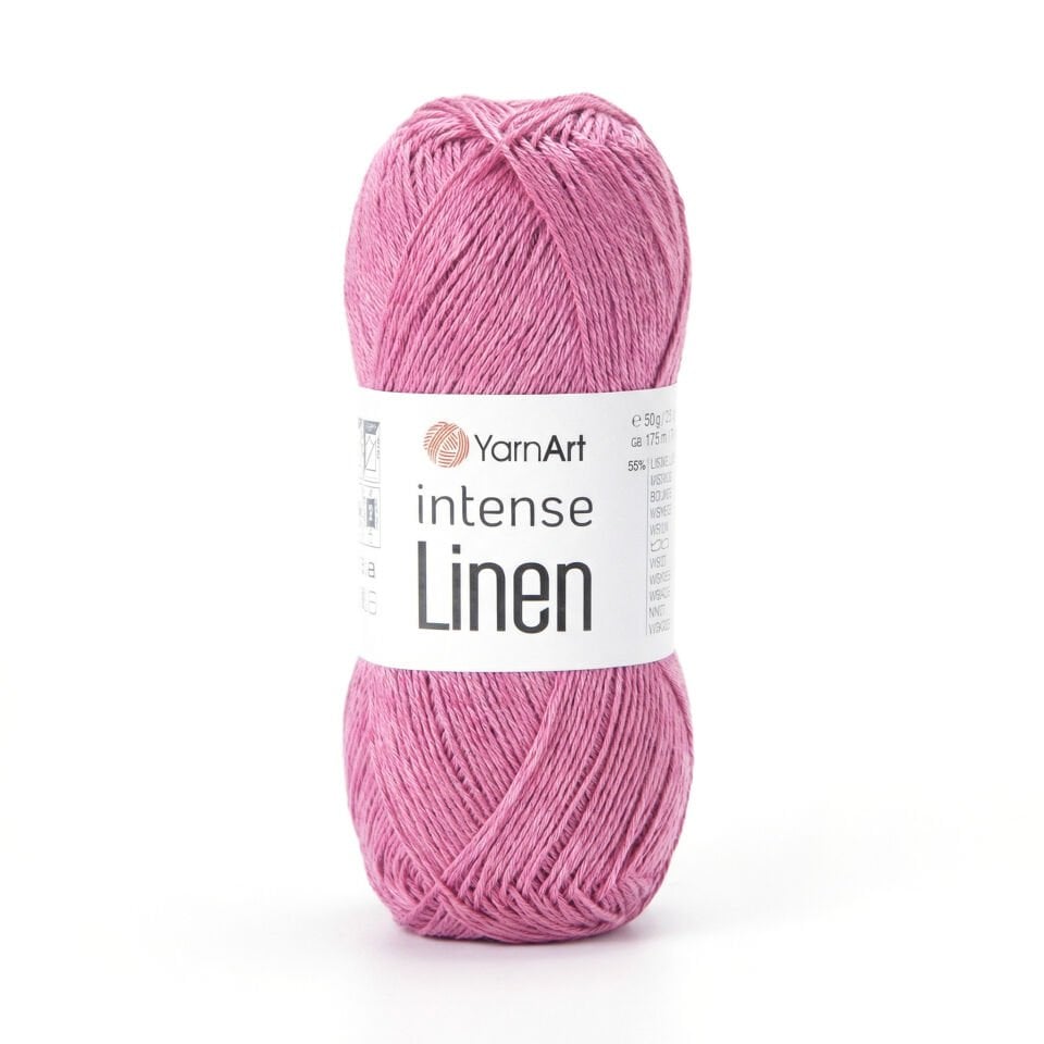 YARNART INTENSE LINEN - ÖRGÜ İPİ PEMBE - 4108