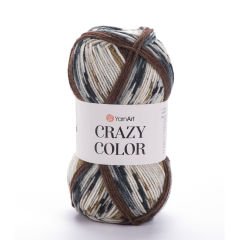 YARNART CRAZY COLOR - EBRULİ EL ÖRGÜ İPİ EBRULİ - 158