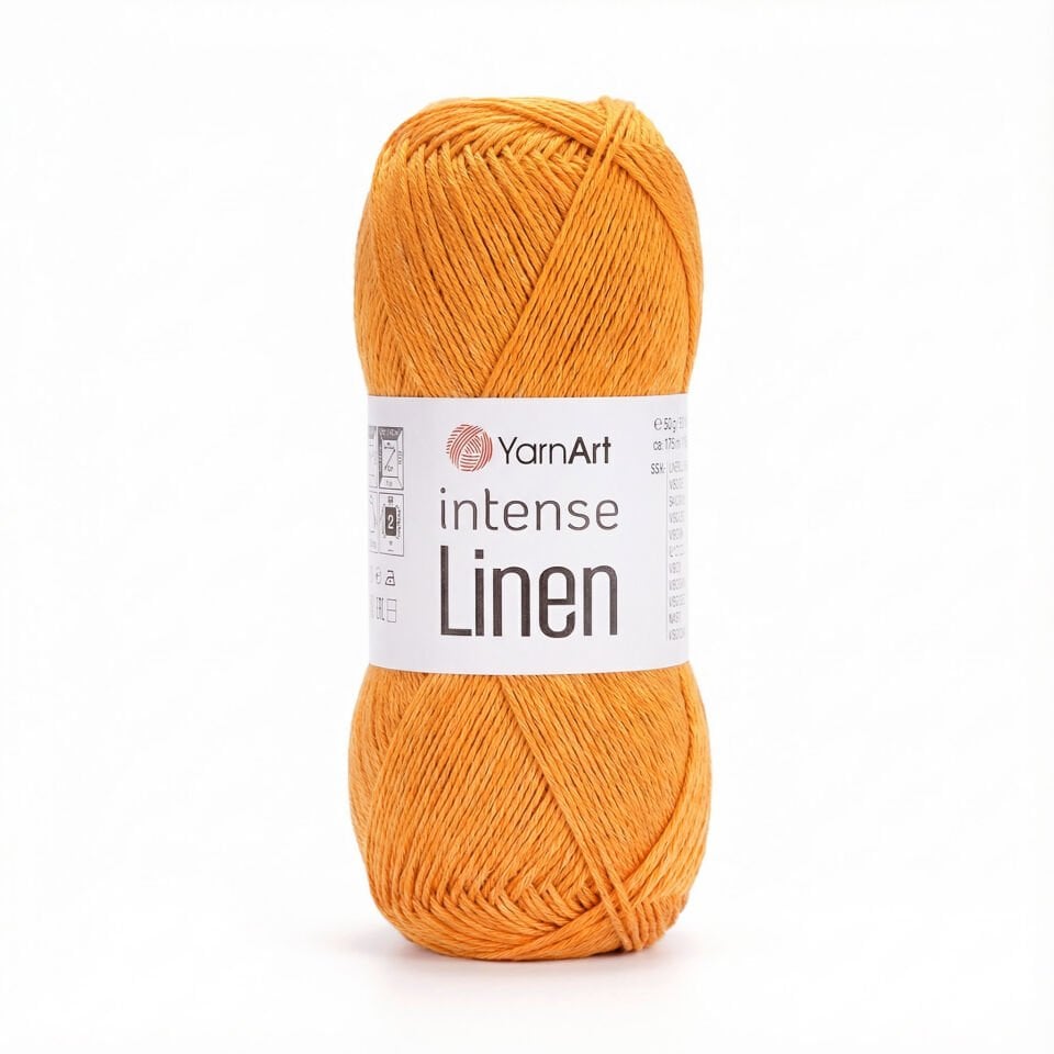 YARNART INTENSE LINEN - ÖRGÜ İPİ SARI - 4116