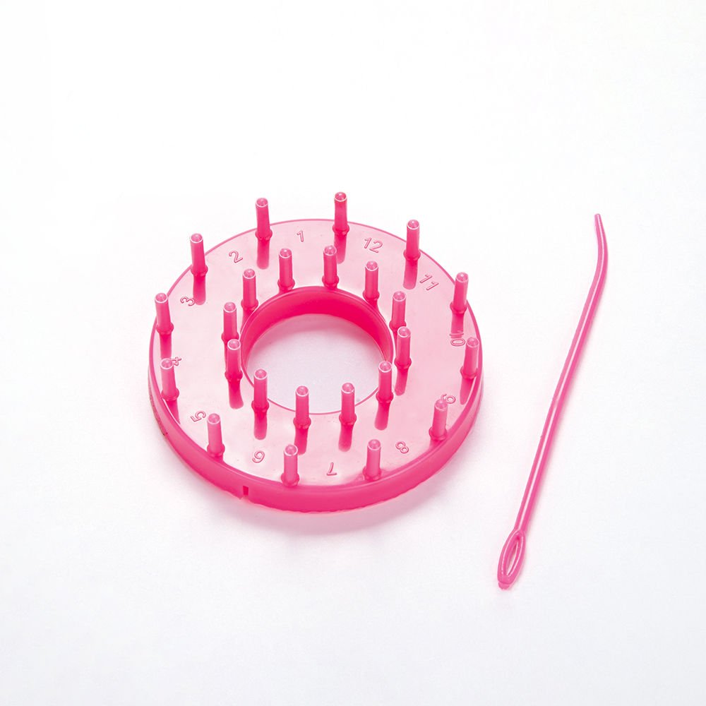 YUVARLAK MOTİFMATİK PEMBE