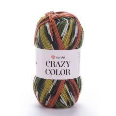 YARNART CRAZY COLOR - EBRULİ EL ÖRGÜ İPİ EBRULİ - 163