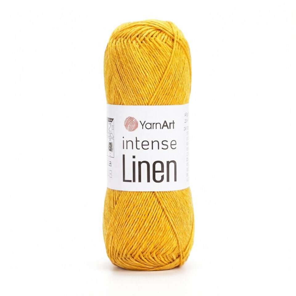 YARNART INTENSE LINEN - ÖRGÜ İPİ SARI - 4117