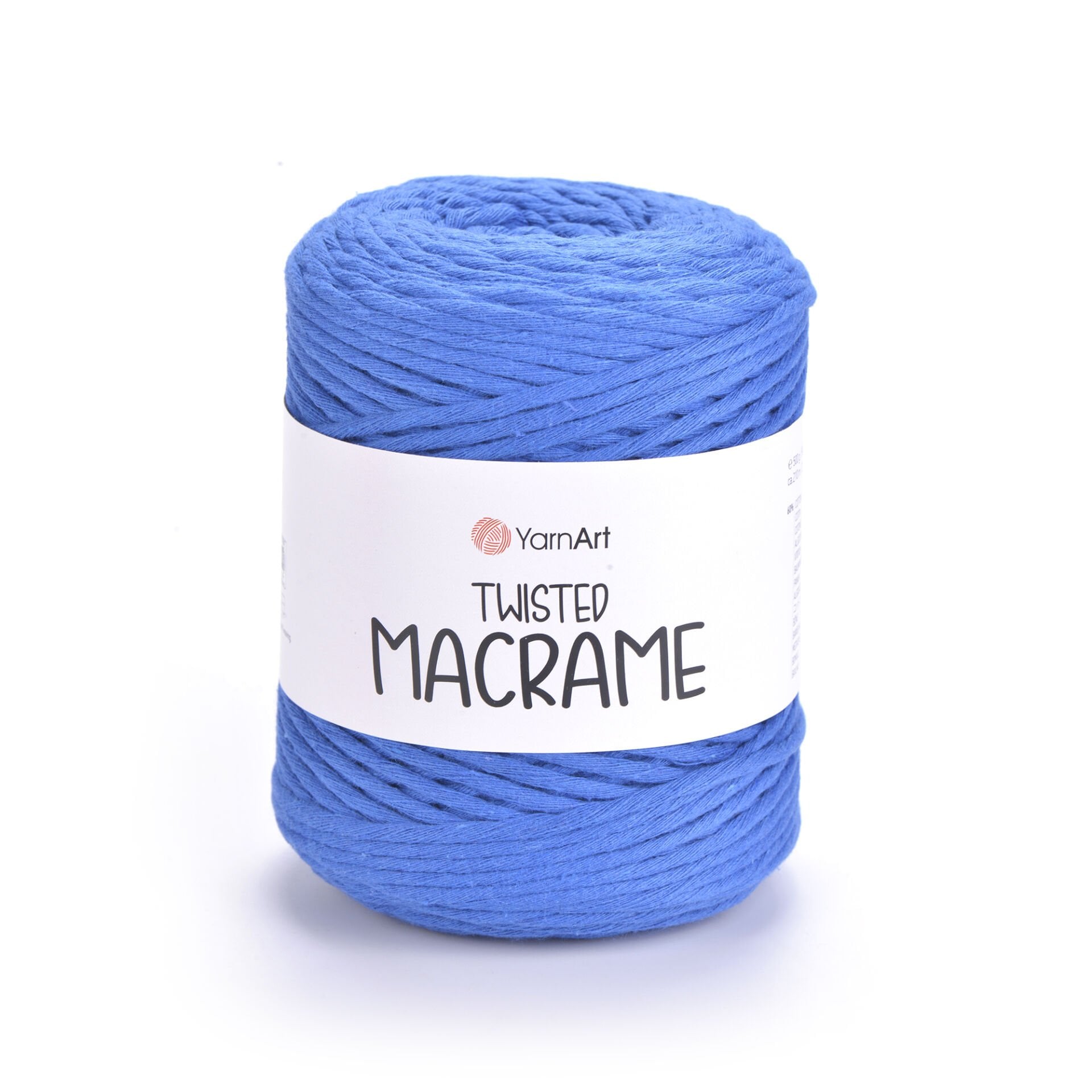 YARNART TWISTED MACRAME - MAKROME EL ÖRGÜ İPİ SAKS MAVİSİ - 772