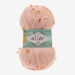 ALİZE BABY FLOWER - BENEKLİ, BEBEK EL ÖRGÜ İPİ YAVRUAĞZI - 5392