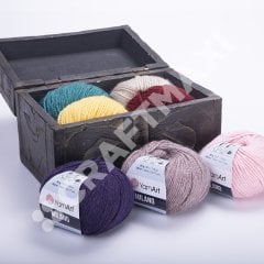 YARNART MILANO - EL ÖRGÜ İPİ TOZ PEMBE - 853