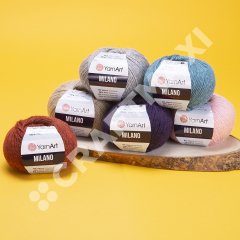 YARNART MILANO - EL ÖRGÜ İPİ TOZ PEMBE - 853