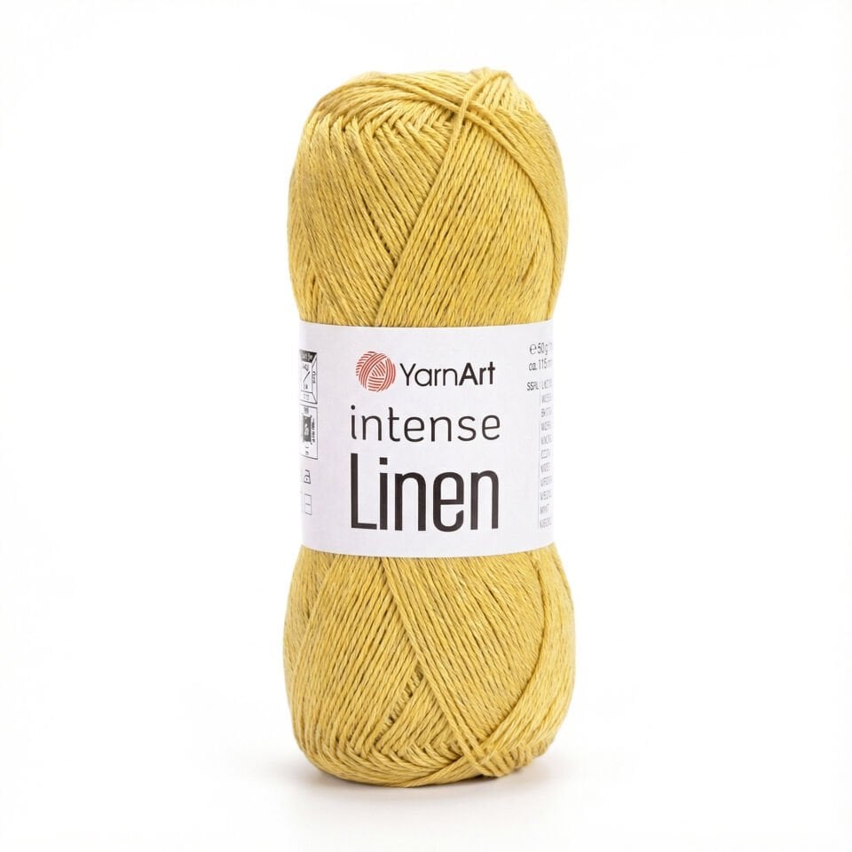 YARNART INTENSE LINEN - ÖRGÜ İPİ SARI - 4119