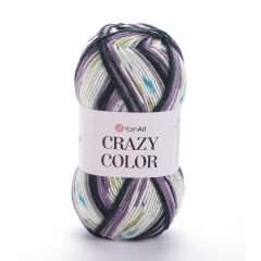 YARNART CRAZY COLOR - EBRULİ EL ÖRGÜ İPİ EBRULİ - 165