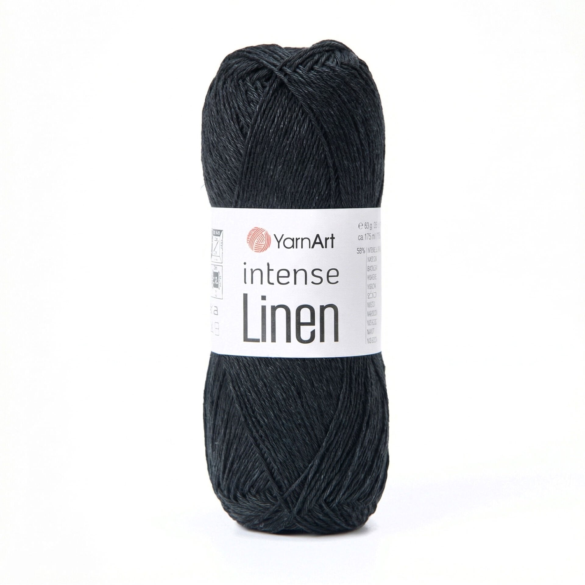 YARNART INTENSE LINEN - ÖRGÜ İPİ SİYAH - 4135
