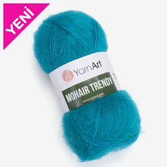 YARNART MOHAIR TRENDY - EL ÖRGÜ İPİ PETROL YEŞİLİ - 106