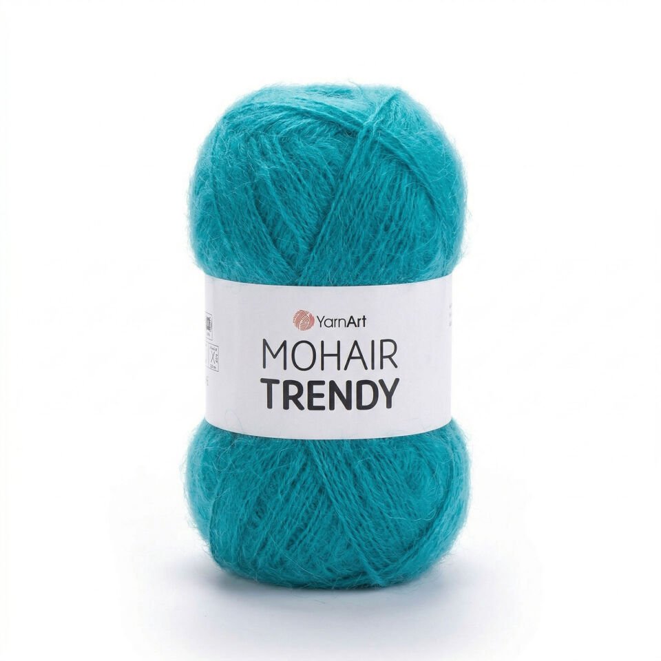 YARNART MOHAIR TRENDY - EL ÖRGÜ İPİ PETROL YEŞİLİ - 106