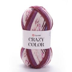 YARNART CRAZY COLOR - EBRULİ EL ÖRGÜ İPİ EBRULİ - 168