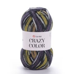 YARNART CRAZY COLOR - EBRULİ EL ÖRGÜ İPİ EBRULİ - 170
