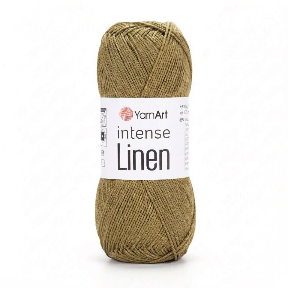 YARNART INTENSE LINEN - ÖRGÜ İPİ YEŞİL - 4120