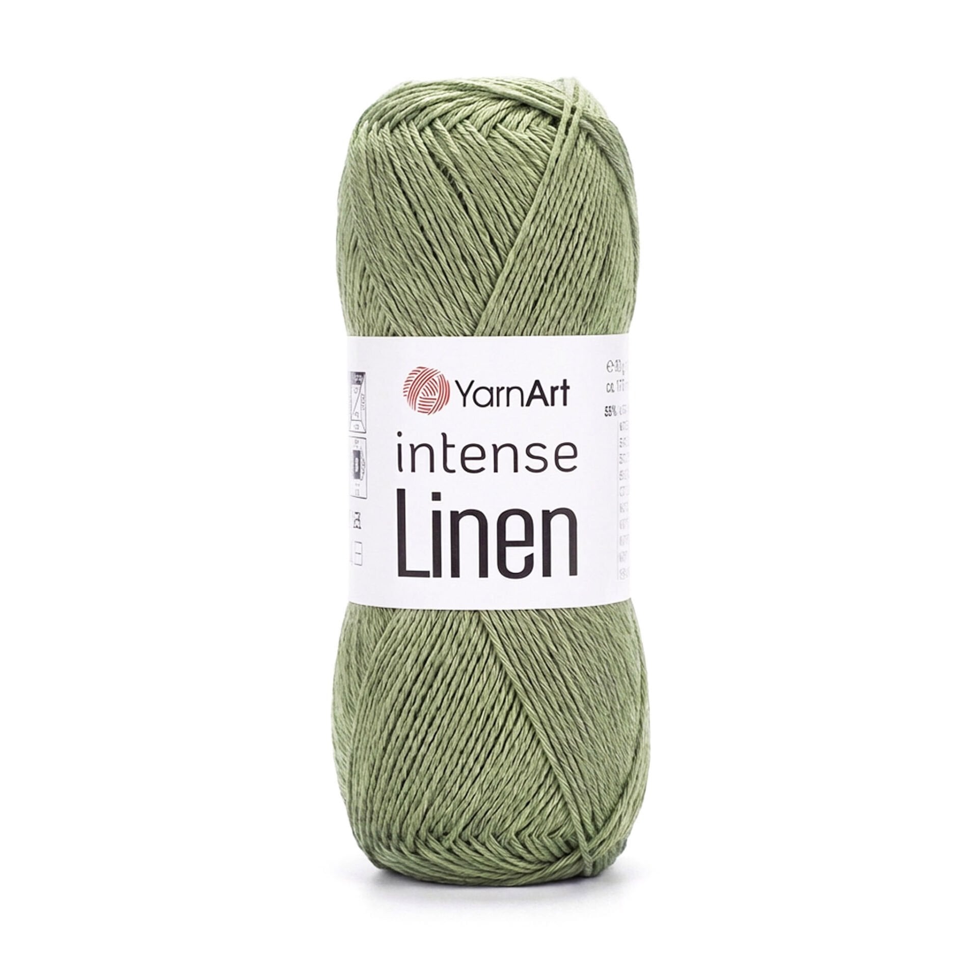 YARNART INTENSE LINEN - ÖRGÜ İPİ YEŞİL - 4121