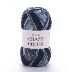YARNART CRAZY COLOR - EBRULİ EL ÖRGÜ İPİ EBRULİ - 174
