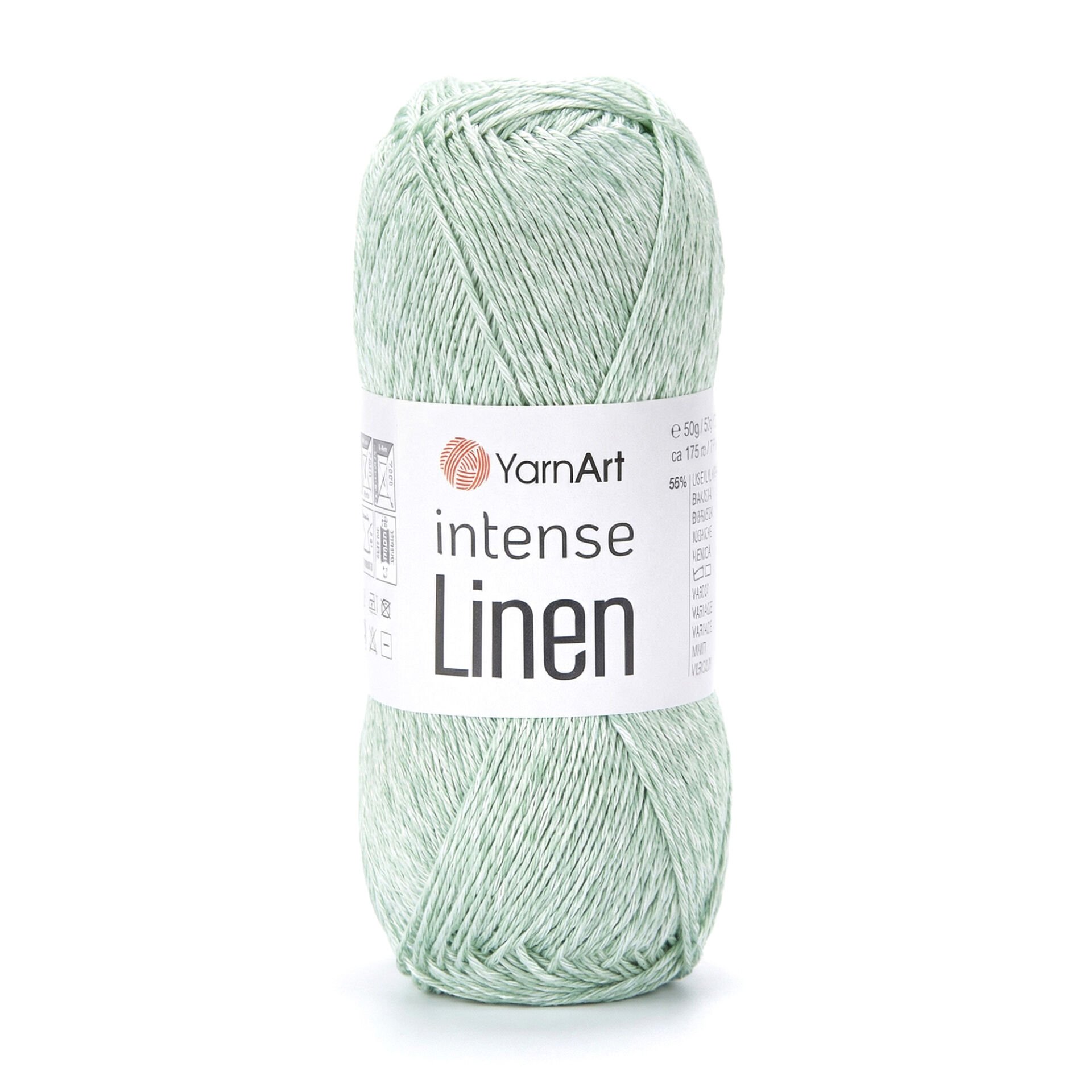 YARNART INTENSE LINEN - ÖRGÜ İPİ YEŞİL - 4124