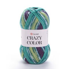 YARNART CRAZY COLOR - EBRULİ EL ÖRGÜ İPİ EBRULİ - 178