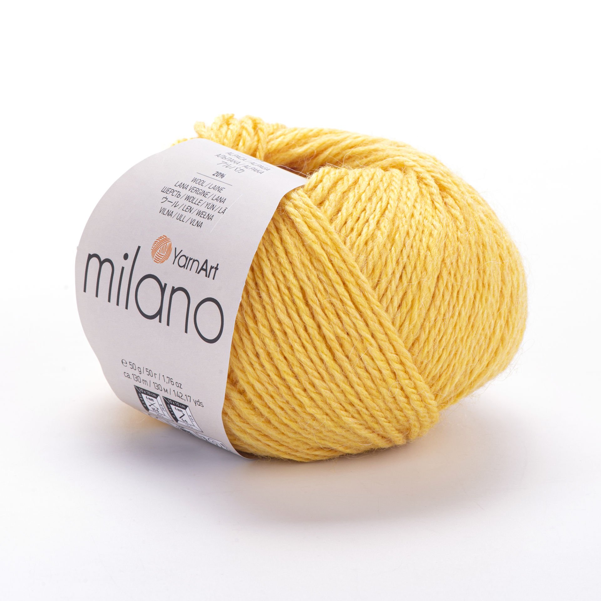 YARNART MILANO - EL ÖRGÜ İPİ KOYU SARI - 863