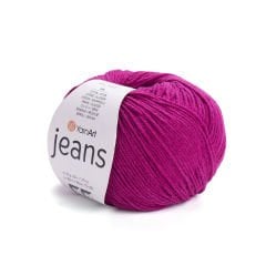 YARNART JEANS - EL ÖRGÜ İPİ VİŞNE ÇÜRÜĞÜ - 91
