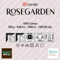 YARNART ROSEGARDEN - EBRULİ EL ÖRGÜ İPİ